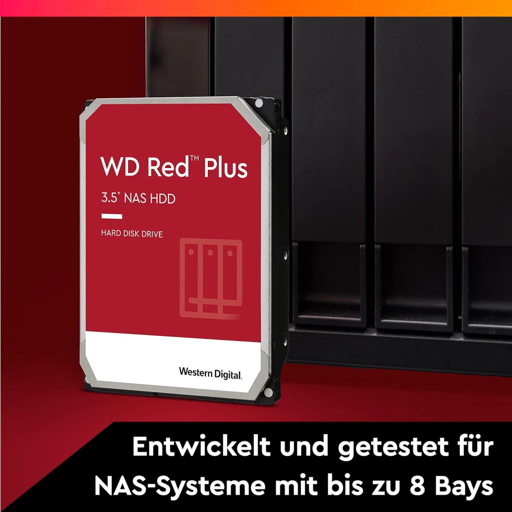 WD Red Plus 6TB 3.5 Inch NAS Internal Hard Drive view 2